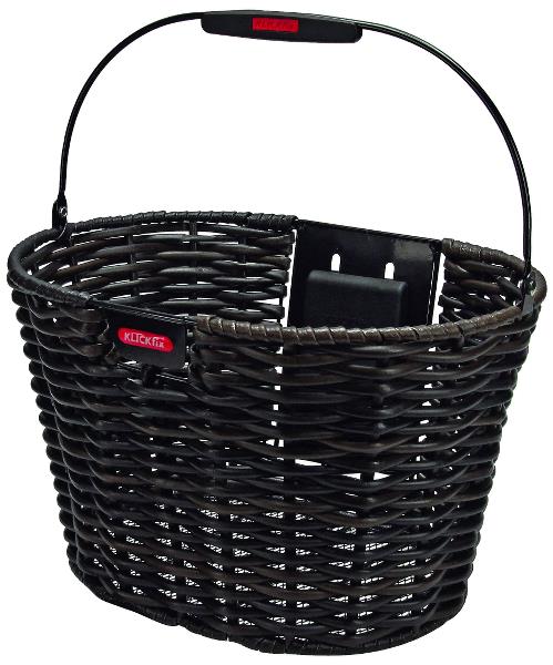 Klickfix Structura Pileflet Cykelkurv 16L Sort