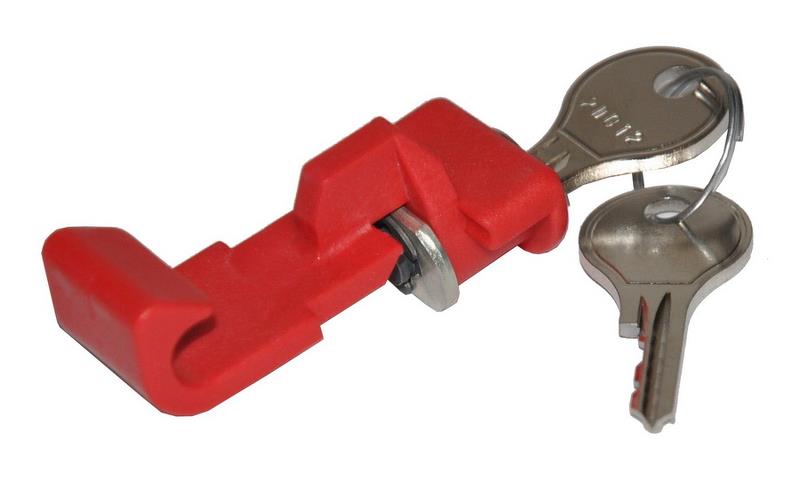 Knap til styr adapter med lås